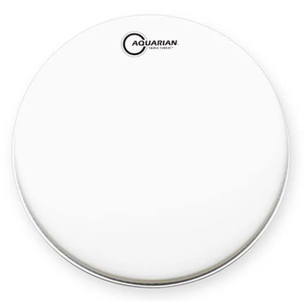Aquarian TRP13 13" Triple Threat Snare - White Texture Coated