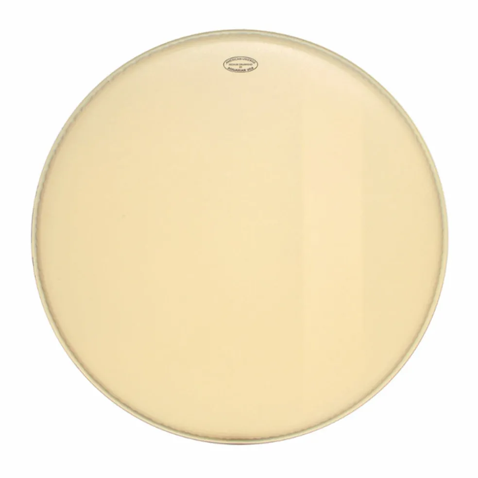 Aquarian VTC-K20 American Vintage Series - 20" Bass Drumhead - Cream - W/Felt Strip
