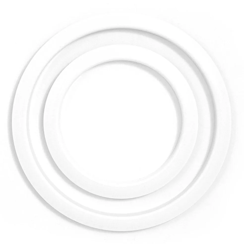 Gibraltar Port Hole Protector Ring 5-inch White Finish
