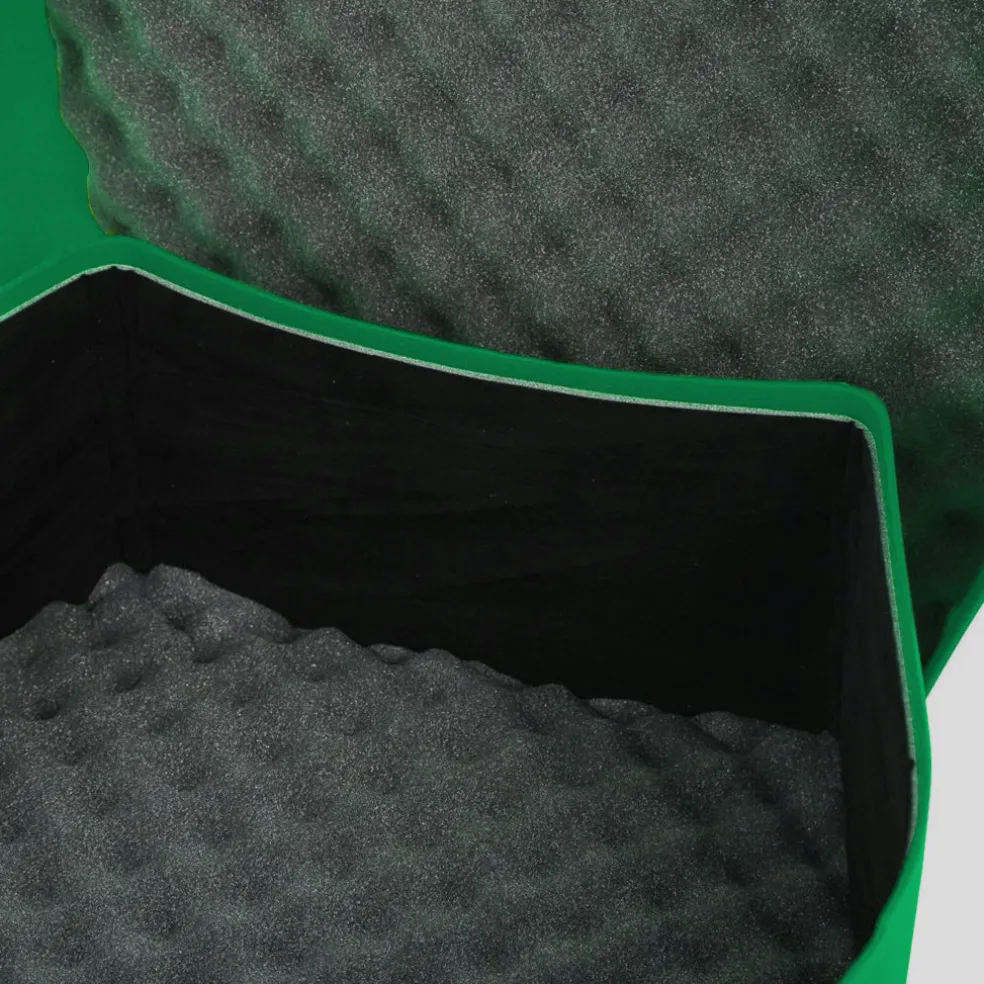 Hardcase Lined Dark Green 14" Snare Case