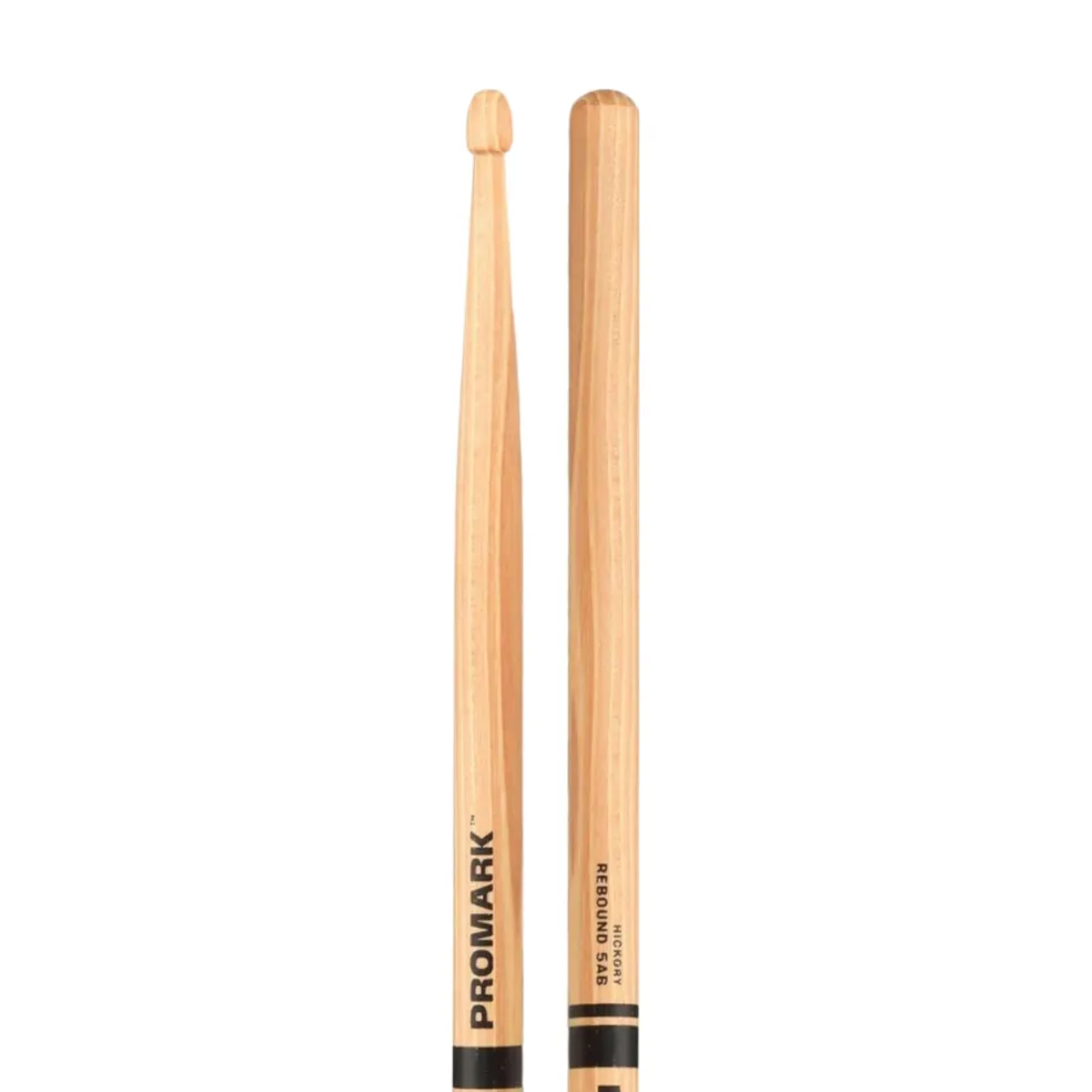 Promark Rebound Drumsticks - Raw Hickory, 5AB