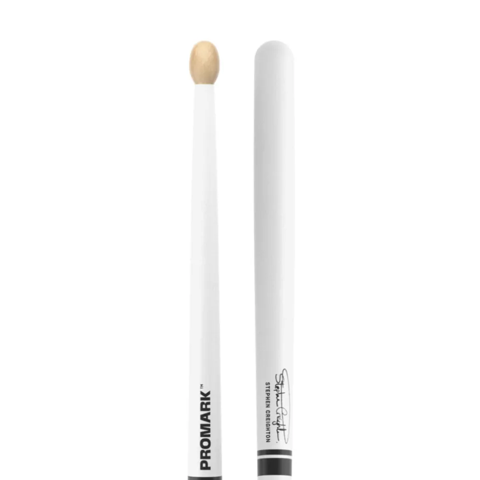 ProMark Stephen Creighton Pipe Band White Maple Drumstick - Wood Tip