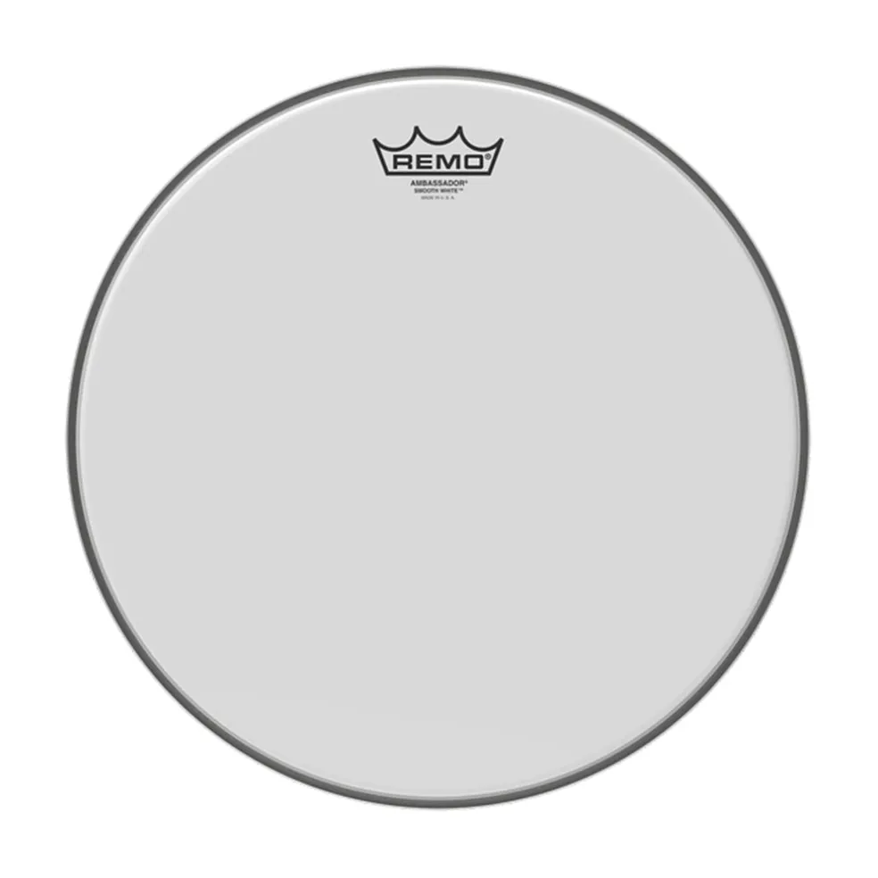 Remo 20" Ambassador Smooth White Bass