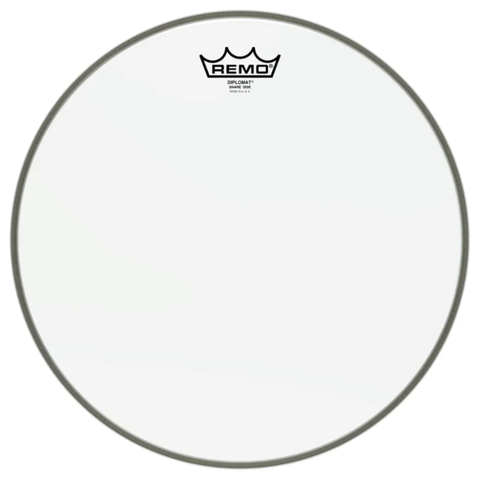 Remo 14" Diplomat Hazy Snare Side