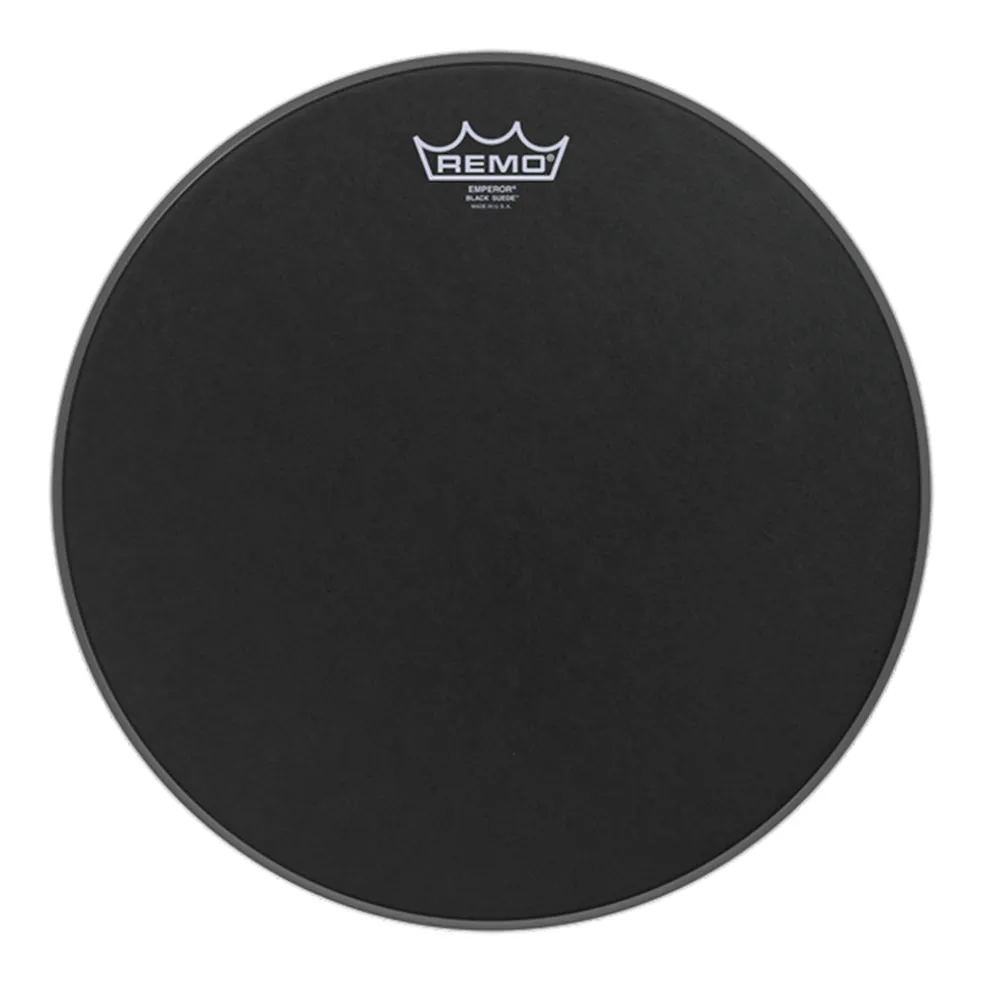 Remo 14" Emperor Black Suede
