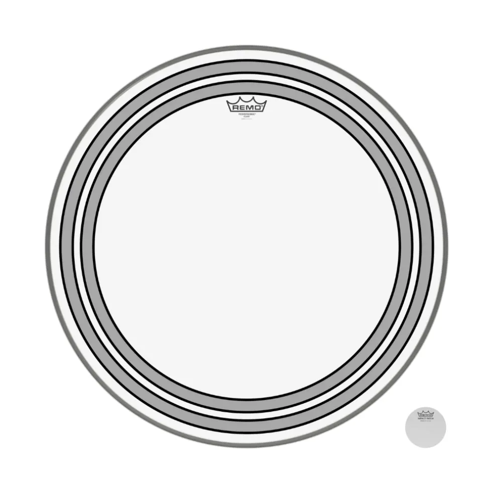 Remo 24" Powersonic Clear - BD